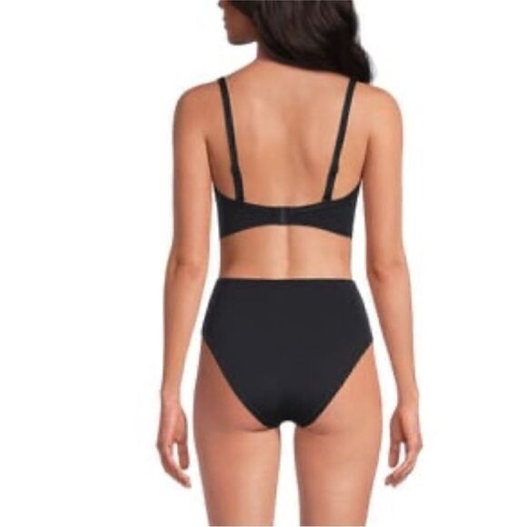 Seafolly NWT Quilted Bralette Bikini Top in Black Size 4 - Picture 5 of 10